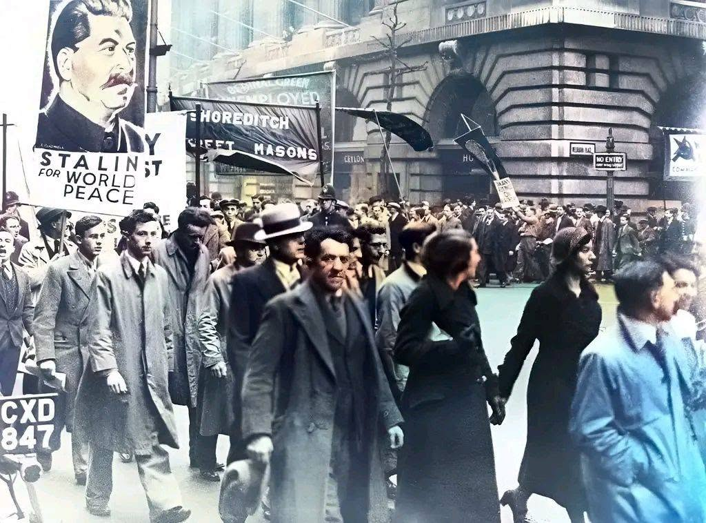 On July 31, 1920, the Communist Party of Great Britain was founded. - Great Britain, Communists, Historical photo, Colorization, 20th century, Picture with text, Longpost