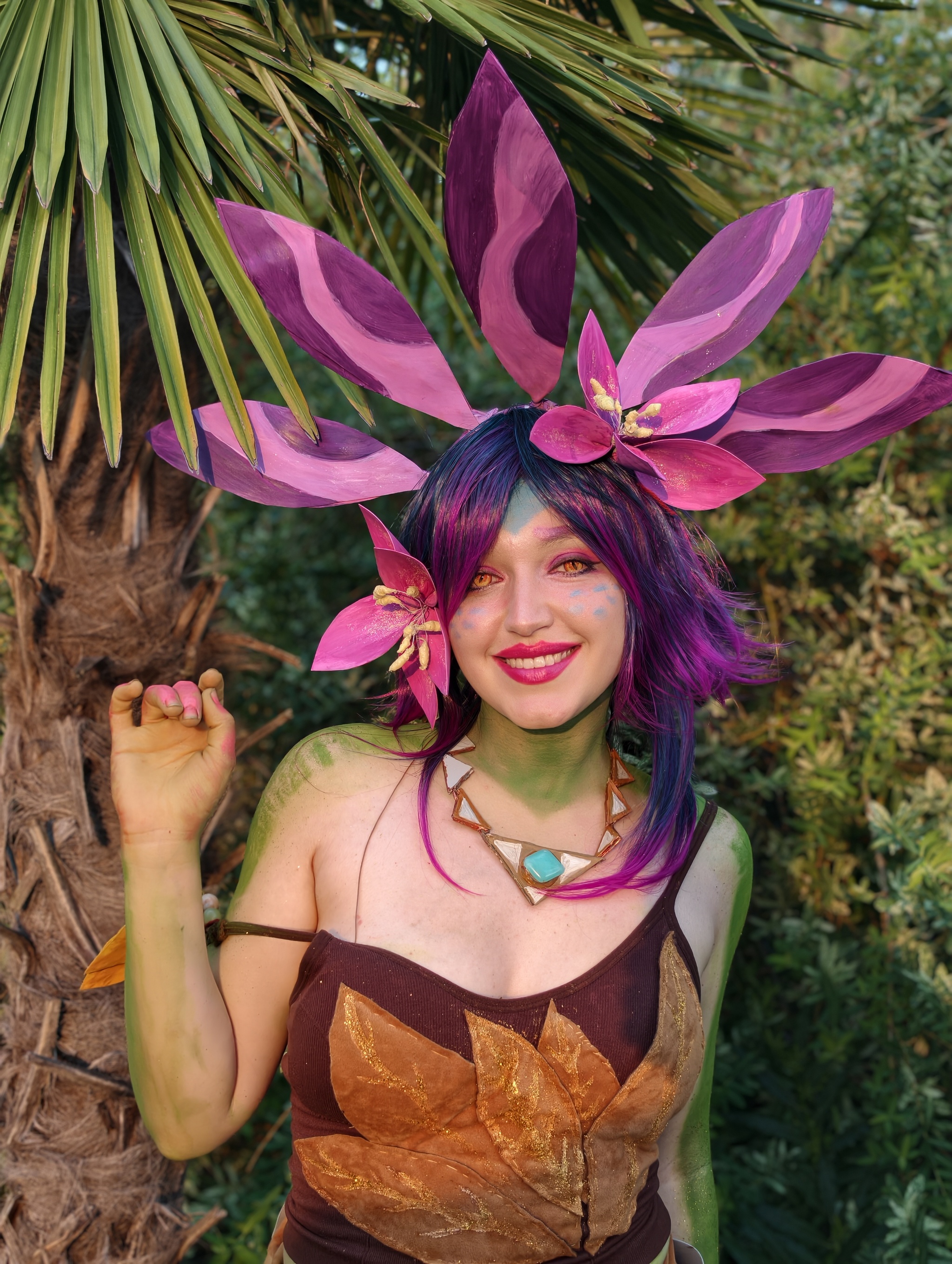My cosplay of Niko, the Curious Chameleon - My, Cosplay, Creation, Games, League of legends, Girls, Longpost