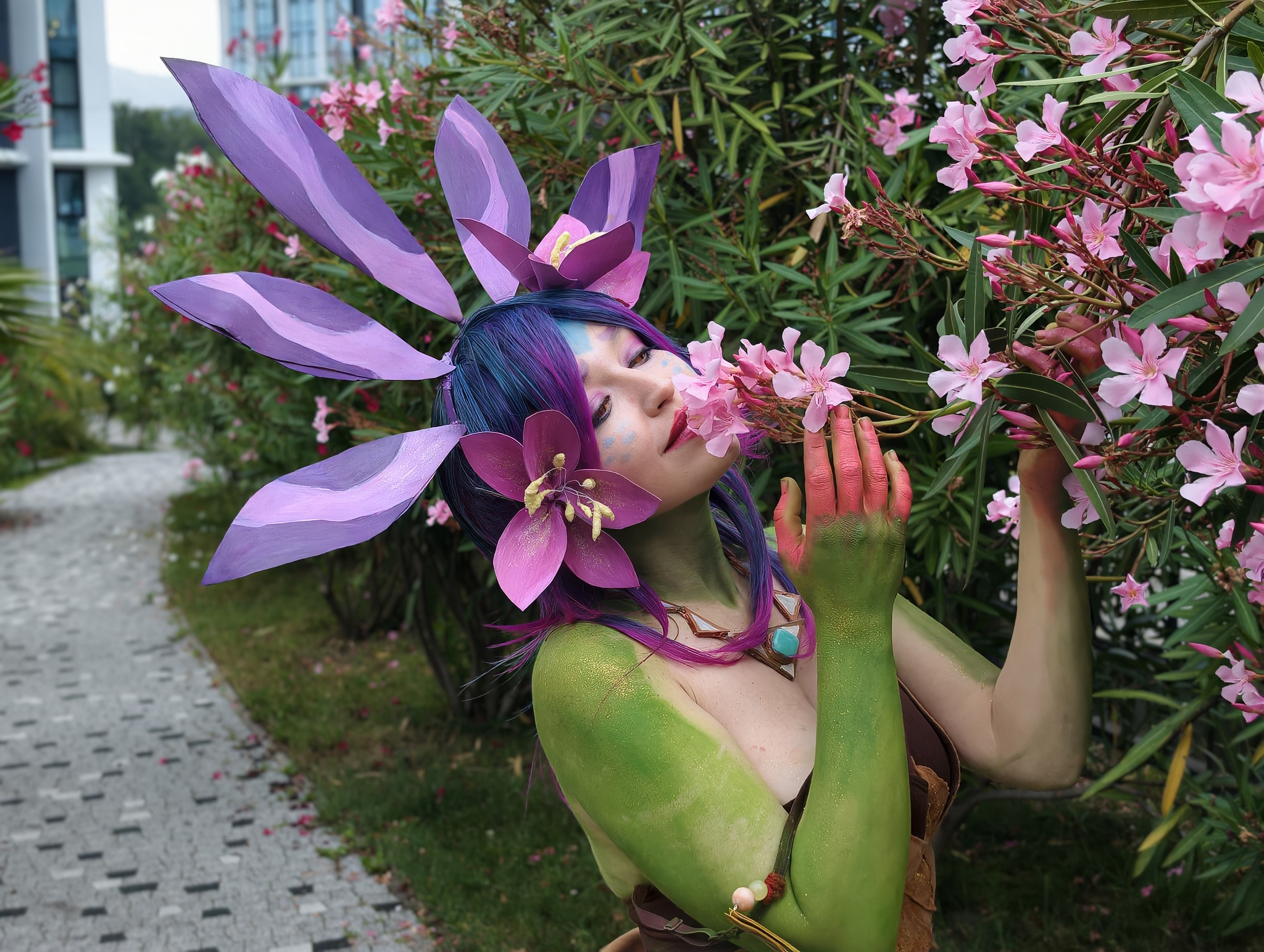 My cosplay of Niko, the Curious Chameleon - My, Cosplay, Creation, Games, League of legends, Girls, Longpost