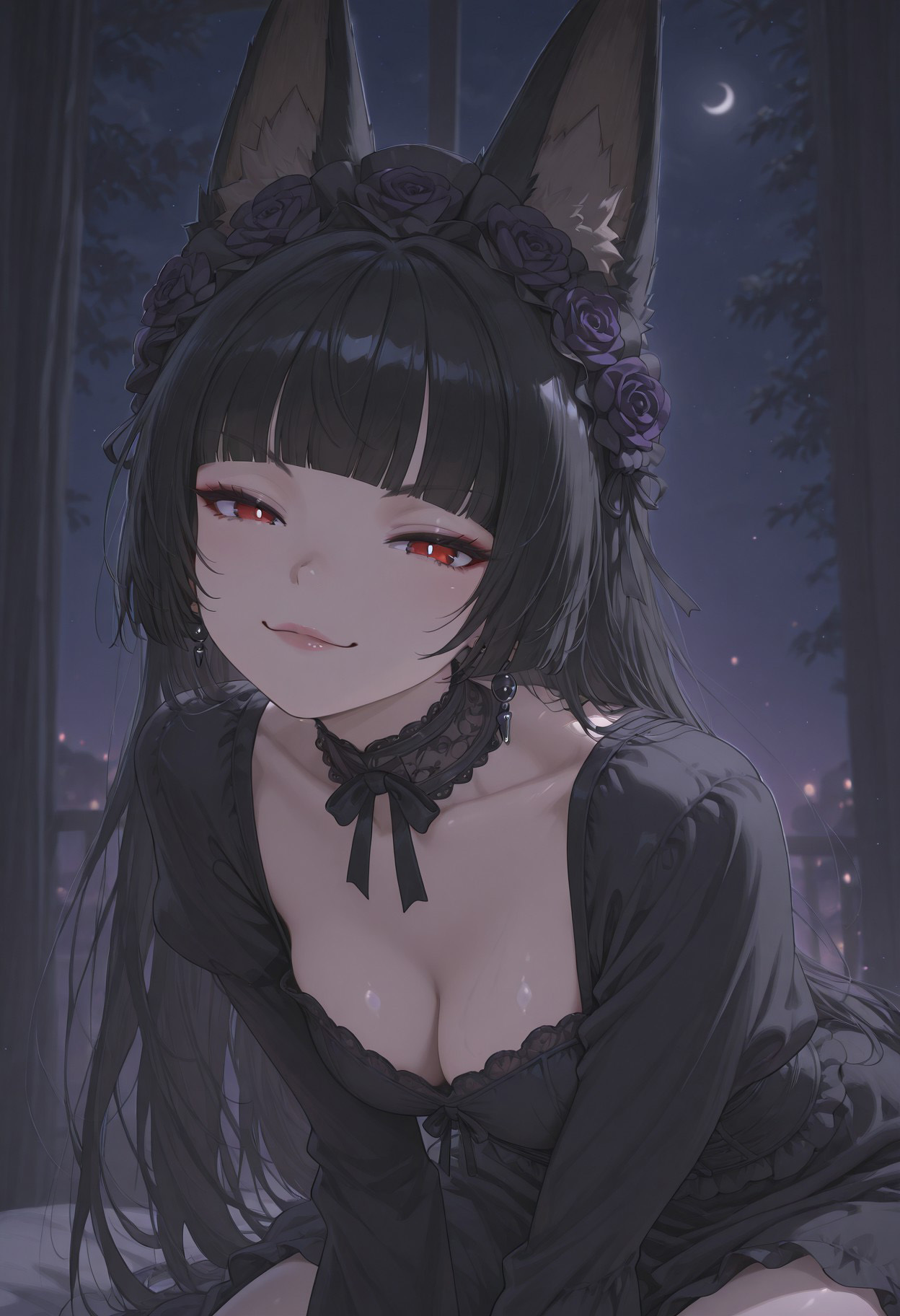 Continuation of the post Miyabi - My, Neural Network Content, Zenless Zone Zero, Hoshimi Miyabi (zzz), Art, Girls, Games, Anime, Anime art, Neural network art, Animal ears, Reply to post