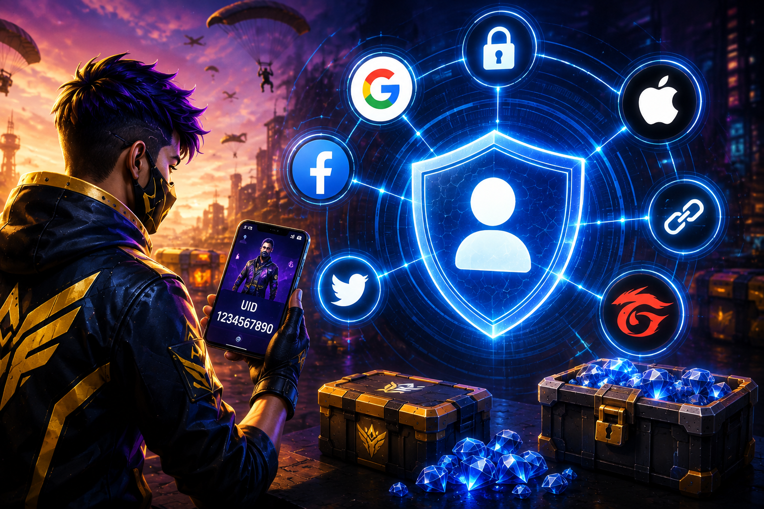 How to get diamonds in Free Fire: Gift cards from 110 to 2420 diamonds and the start of Season 44 - Instructions, Appendix, Games, Free Fire, Company Blogs, Longpost