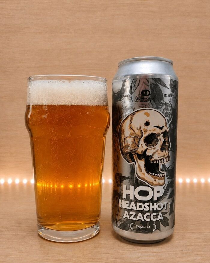 Обзор тройного IPA на монохмеле от пивоварни Midnight Project – Hop Headshot: Azacca