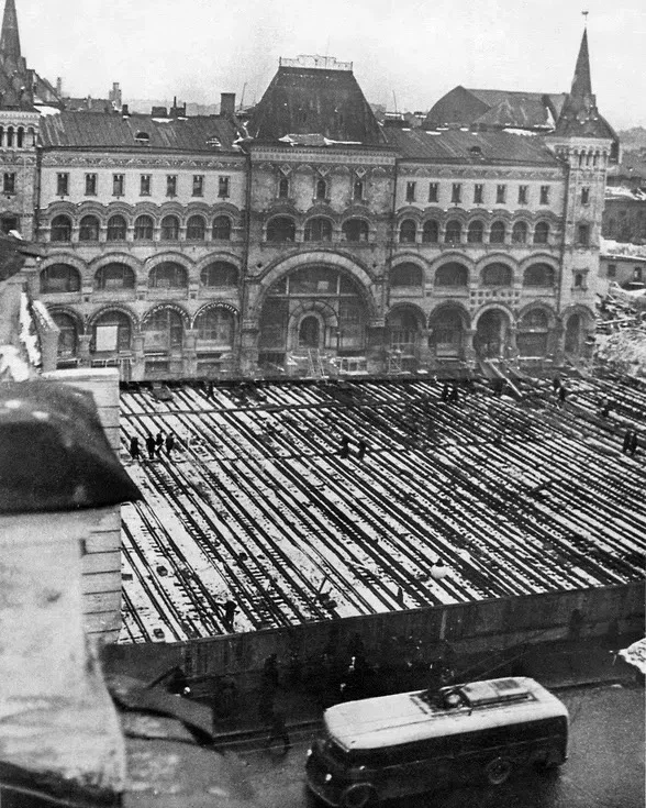 While Muscovites were sleeping, their houses... were being moved - Moscow, House, История России, Longpost