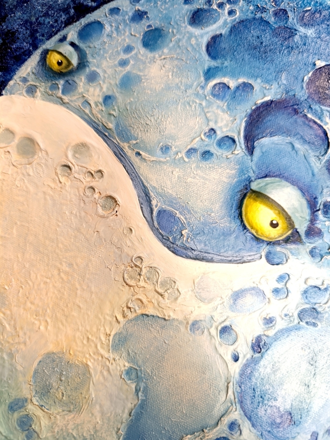 Continuation of the post Pisces on the Full Moon - My, Humor, Milota, Illustrations, Artist, Characters (edit), A fish, Vertical video, Short videos, Drawing process, Reply to post, Longpost