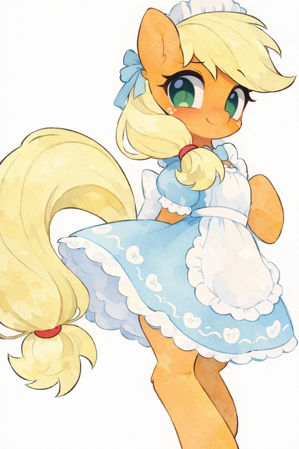 Sweet little horse - My little pony, PonyArt, Art, Applejack