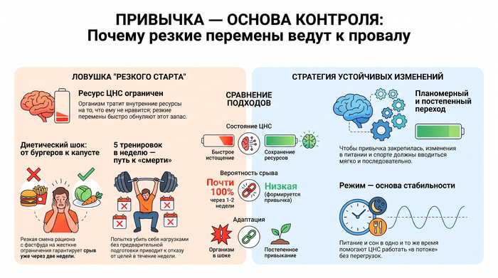 Почему у тебя не получается «начать с понедельника», и почему это не потому, что ты слабак