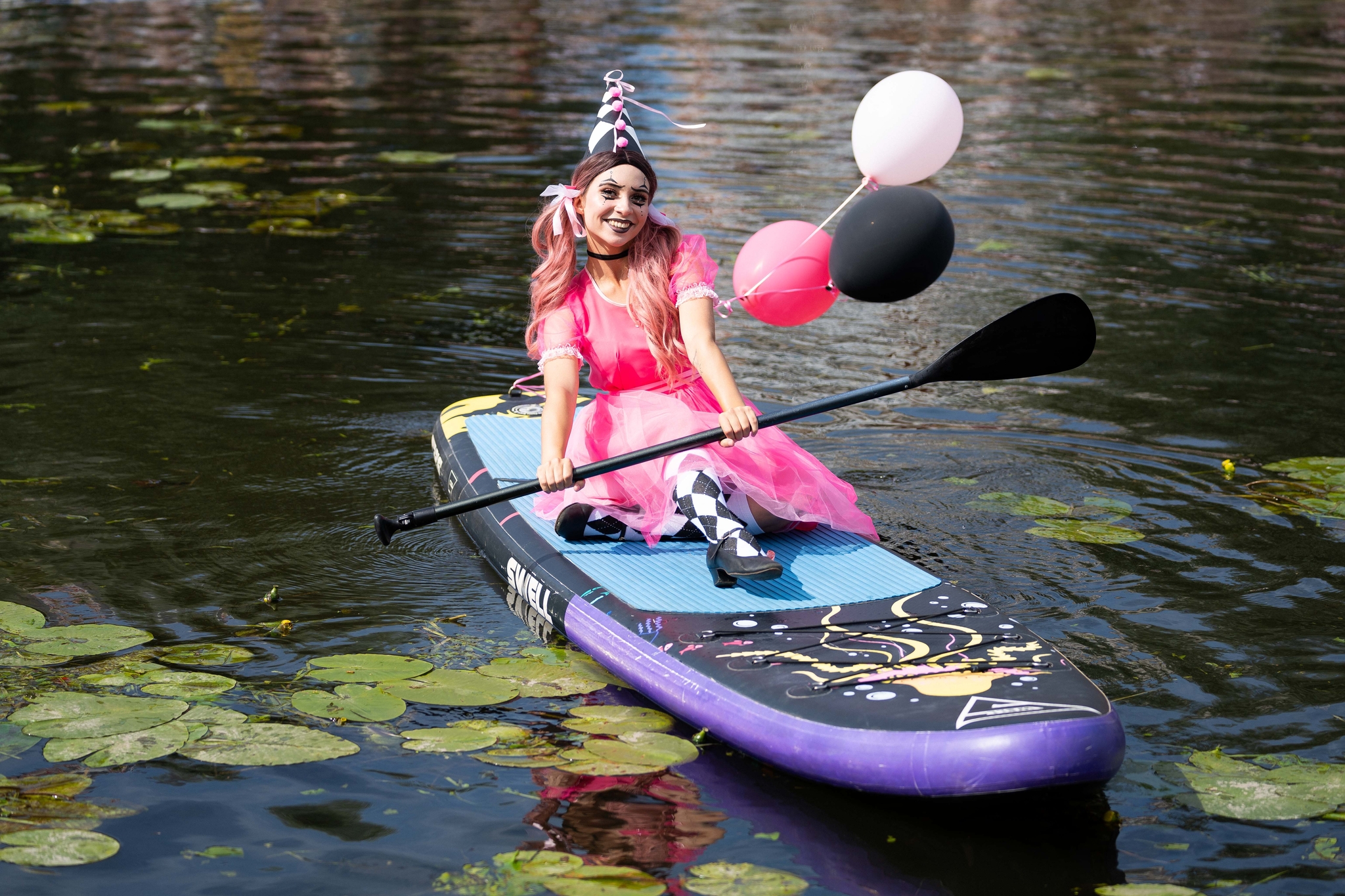 The fifth SUP carnival on the waves of Uvodi Mighty - My, Paddleboard, SUPsurfing, Carnival, Day of the city, Ivanovo, Ivanovo region, Holidays, The festival, River rafting, Girls, Sports girls, Sport, Cosplay, Costume, Longpost