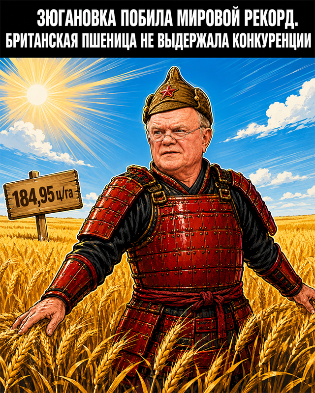 «Зюгановка» побила мировой рекорд. Британская пшеница не выдержала конкуренции
