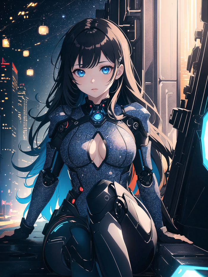 Anime Mecha Girl