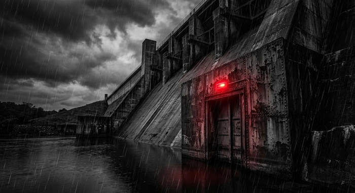 Старая плотина в нашем городе никогда не сдерживала воду