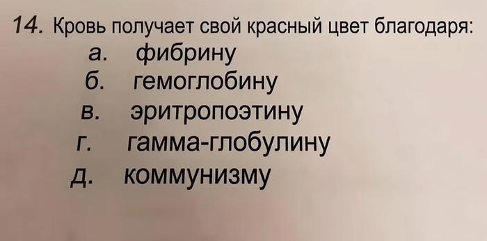 Откуда-то с студенческих тестирований