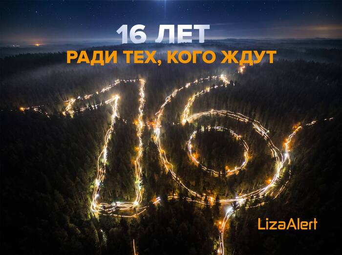 ЛизаАлерт. 16 лет
