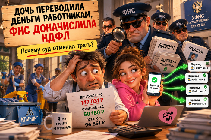 Убирали помещения самой налоговой, а получили доначисления. Как ИП отсудил треть суммы из-за одного нюанса в протоколе