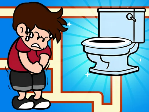 Toilet Rush: побег из лабиринта