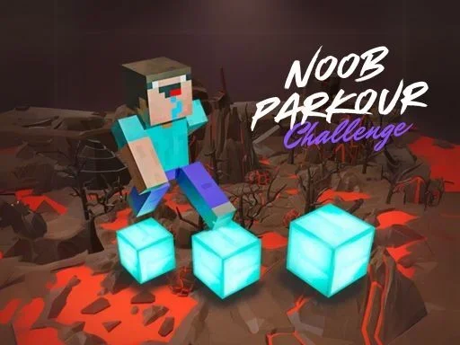 Нуб Паркур Челлендж 3D на Пикабу Игры