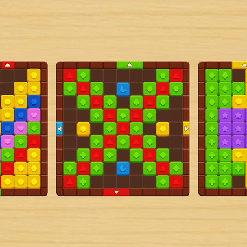 Перемещайте деревянные блоки и направляйте их в ворота, соответствующие их цвету! Это спокойная и расслабляющая головоломка без таймеров и ограничений — играйте в комфортном темпе.