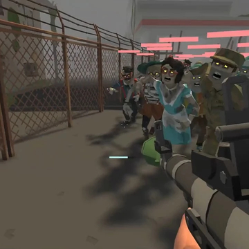 Бесконечная битва за выживание! Орды зомби становятся сильнее, патроны на исходе – выдержишь ли ты? Покупай оружие, строй баррикады и отбивайся от волн зомби!