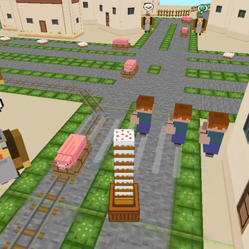 Доставляй тортики жителям деревни и прокачиваю свою резиденцию в бесплатной 3D игре про доставку