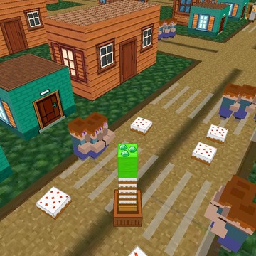 Доставляй тортики жителям деревни и прокачиваю свою резиденцию в бесплатной 3D игре про доставку