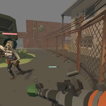 Бесконечная битва за выживание! Орды зомби становятся сильнее, патроны на исходе – выдержишь ли ты? Покупай оружие, строй баррикады и отбивайся от волн зомби!