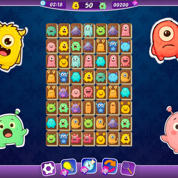 Соедини все книжки с одинаковыми монстриками на обложке — когда соединишь все одинаковые, уровень будет пройден! Более 100 уровней, медитативный геймплей, разнообразные монстрики, красивая графика. Играй и отдыхай!