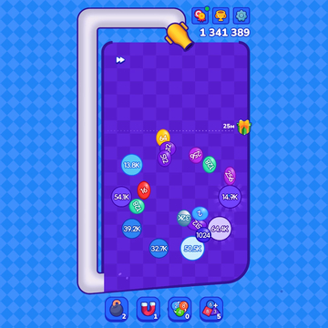  Стреляй из пушки и разрушай блоки! Объединяй шары и дойди до 2048!