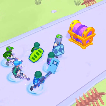 Мердж предметов, комбинируй оружие! Крафт - брони, оружия и экипировки! Собирай воинов, отправляйся в бой! Создай отряд. Все герои в свою коллекцию!