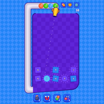  Стреляй из пушки и разрушай блоки! Объединяй шары и дойди до 2048!