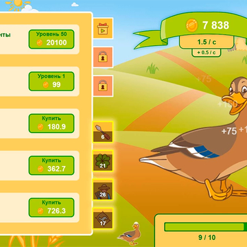 Веселая игра с танцующими животными в жанре кликер. Развивай ферму, танцуй вместе с любимцами!