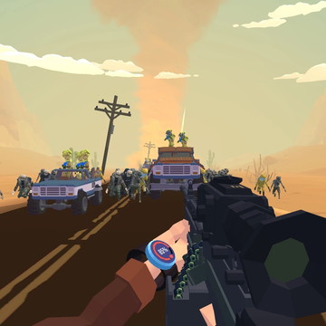 Дед стреляет по зомби! Уходите от погони, собирайте оружие, сочетая модули и навесные элементы для пушек. Реалистичная физика в действии! Объединяйте обвесы, прокачивайте стволы и в бой! Огонь!