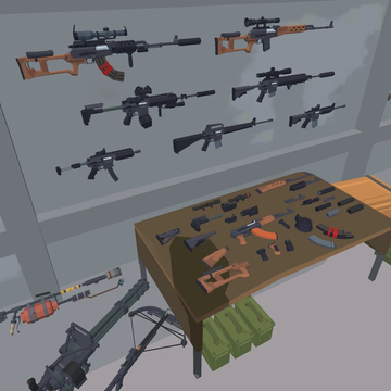 Дед стреляет по зомби! Уходите от погони, собирайте оружие, сочетая модули и навесные элементы для пушек. Реалистичная физика в действии! Объединяйте обвесы, прокачивайте стволы и в бой! Огонь!