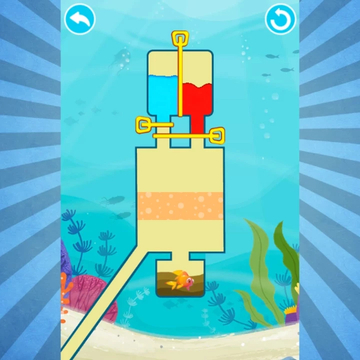 Спаси золотую рыбку из сложных ловушек. Веселись, выполняя логические задания.