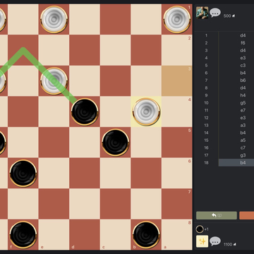 Шашки Ру - играйте как удобно: с компьютером, онлайн в реальном времени с живыми соперниками, вдвоем на одном устройстве. Вся игра — в полноэкранном режиме, без регистрации и совершенно бесплатно, по классическим правилам русских шашек.