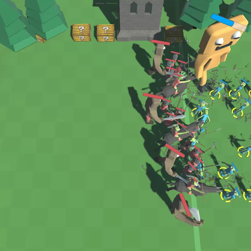 Веселые битвы с физикой. 
Сражайся против других игроков.