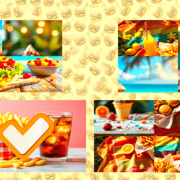 Микс Пазл: Быстрое питание — собери любимые блюда! Перемещай части изображений, восстанавливай вкусные картинки и становись мастером пазлов.