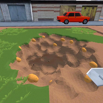 "Копай Дыру в России" - затягивающий симулятор копания дыры в русском городе. Вам предстоит открыть все секреты глубин и помочь деду вернуть ключи от машины!