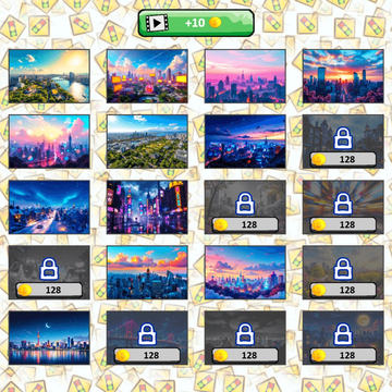 "Микс пазл: Города" — увлекательная головоломка, где нужно восстанавливать картинки с известными городами, перемещая их части. Развивай внимание и логику!