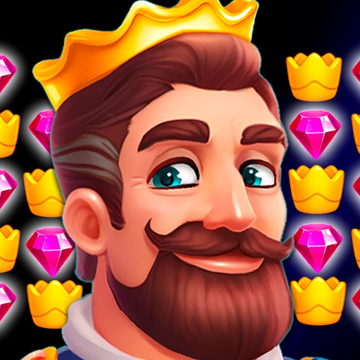 Три-в-ряд игра с возможностью украшения замка.