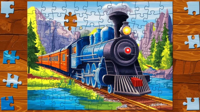 Пазлы для детей: поезда на Пикабу Игры