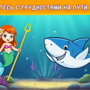 Исследуйте подводный мир в игре “Принцесса против Акулы”! Решайте загадки, преодолевайте препятствия и помогайте принцессе вернуться домой. 