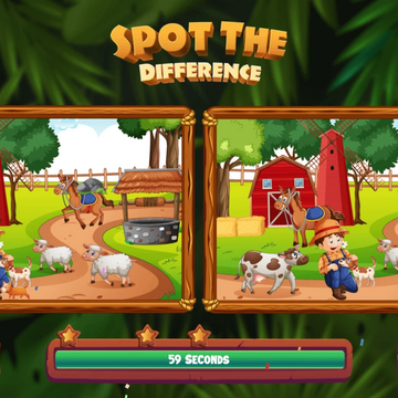 Найди все различия на изображениях с животными. Продемонстрируйте свою наблюдательность.