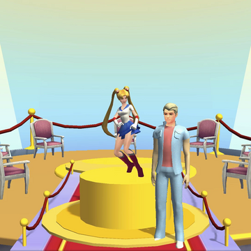 Забавный 3д раннер с элементами одевалок, который отлично подойдет для детей и подростков. Создайте свою королеву красоты и одержите победу в модной гонке. Оденьте вашу принцессу в самые лучшие наряды, чтобы завоевать место на подиуме и сердце красавчика!
