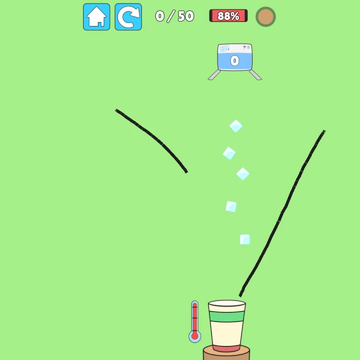 Представьте: жаркий летний день, вам очень хочется выпить прохладительного напитка. Ваше желание исполнено! Задача в этой увлекательной 2d-головоломке — наполнить стакан льдом, чтобы температурная шкала снизилась до минимума. Играйте бесплатно и без регистрации. Наслаждайтесь процессом онлайн-игры и яркой графикой прямо сейчас.