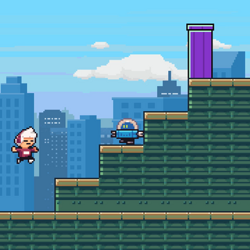 The aliens invaded the earth and kidnapped Tom's sister!  Tom's Adventure is a fun platform game with 21 stages including a boss!  Help Tom rescue his little sister through challenging 21 levels.