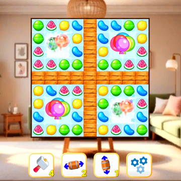 Увлекательная игра в жанре "три в ряд". Соединяйте три и более одинаковых игровых предметов в ряд, решайте уникальные головоломки. В игре представлены разнообразные уровни, множество уникальных игровых элементов с разным поведением.