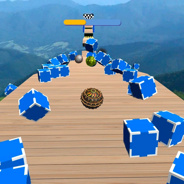 Докати свой шар до финиша - чтобы победить!