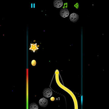 Огненная змея спешит домой, но ей мешают опасные препятствия.
