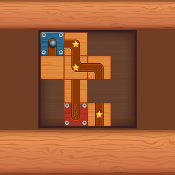 Это увлекательная головоломка, где вы передвигаете блоки, чтобы создать путь и провести шар к финишу, собирая звёзды и открывая всё более сложные уровни