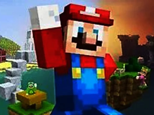 Пазл Minecraft Mario на Пикабу Игры