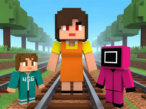 Игра Squid: Craft Runner на Пикабу Игры